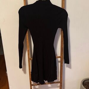 ZARA / mini turtleneck stretch dress